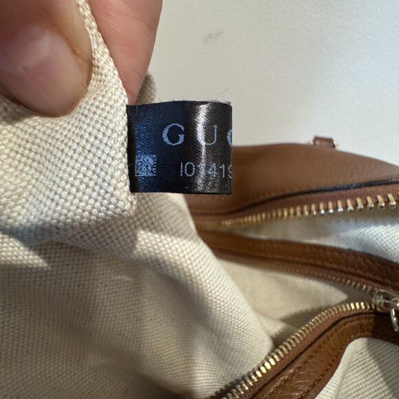 ๐ Gucci Bree Brown Leather Dome Satchel Bag | Authentic | Gently Used - Picture 15 of 16